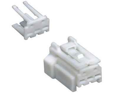 【廠家供應:汽車連接器3位3孔 白色護套 白色膠殼接插件】價格,廠家,圖片,連接器,深圳市寶安區新安釔輝電子產品經營部-